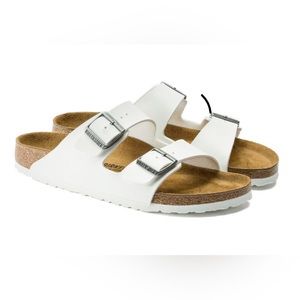 BIRKENSTOCK Arizona Birko-Flor White Sandals
